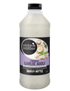 Plate And Platter Sauce Garlic Aioli 1ltr x 6