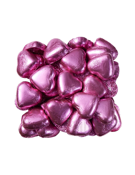 Chocolate Hearts Pink 500g x 1