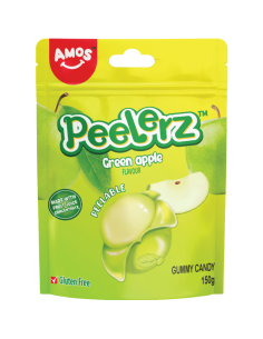 Amos Peelerz Apple Candy 150g x 14