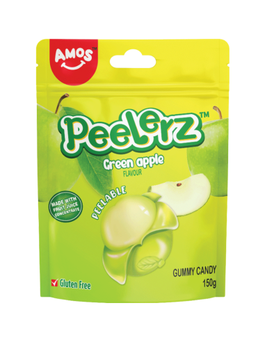 Amos Peelerz Apple Candy 150g x 14