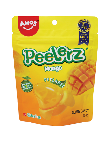 Amos Peelerz Mango Gummy Candy 150g x 14