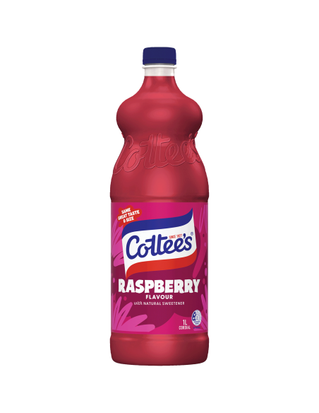 Cottee's Cordial Raspberry 1ltr x 1