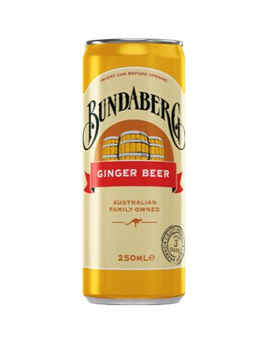 Bundaberg Drink Ginger Beer Cans 250ml x 24