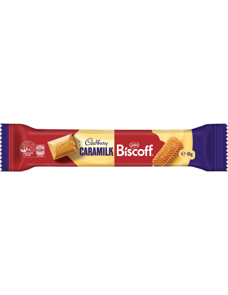 Cadbury Biscoff Caramilk Bar 45g x 48