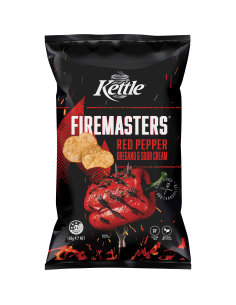 Kettle Firemasters Red Pepper & Sour Cream 150g x 1