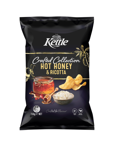 Kettle Crafted Hot Honey & Ricotta 150g x 1