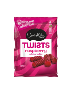 Darrell Lea Raspberry Twists 280g x 12