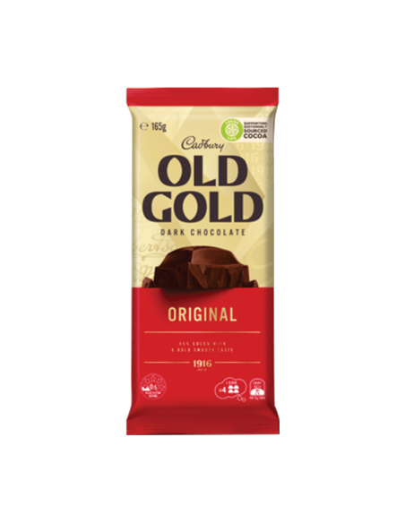 Cadbury Old Gold Dark Chocolate Original 165g x 17