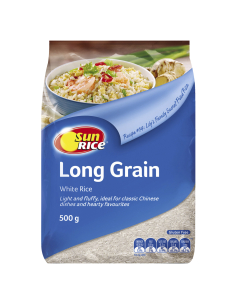 Sunrice White Long Grain 500g x 1
