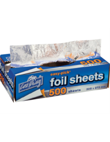 Castaway Foil Sheets Large 305 X 273mm 500 Pack x 1