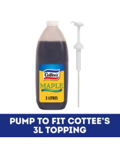 Cottees Pump Topping To Suit 3lt Pack x 1