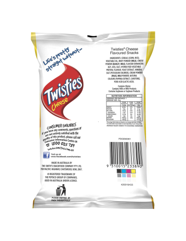 Twisties Cheese 45g x 24