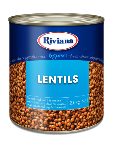 Riviana Lentils 2.5kg x 1