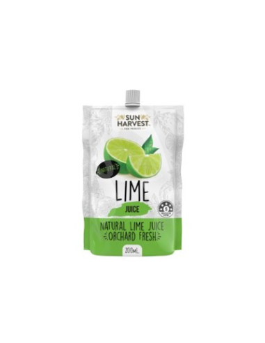 Sun Harvest Juice Lime Pouch 200ml x 24
