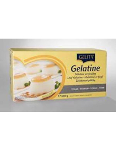 Gelita Gelatine Sheets Titanium 1 kg x 1