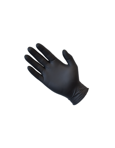 Pharm Pak Gloves Nitrile Powder Free Black Medium 10 Pack x 1