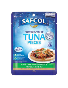Safcol Gourmet On The Go Tuna With Tuna & Oven Dried Tomato Pouch 100g x 1