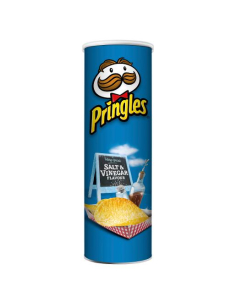 Pringles Salt & Vinegar Potato Chips 134g x 12