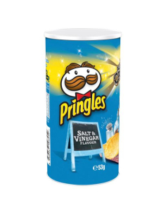 Pringles Salt & Vinegar Potato Chips 53g x 12