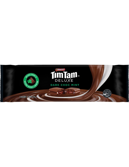 Arnotts Dark Choc Mint Delux 175g x 1