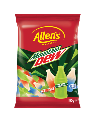 Allens Moutain Dew Jellies 170g x 12
