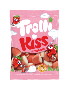Trolli Kiss Strawberry 100g x 12
