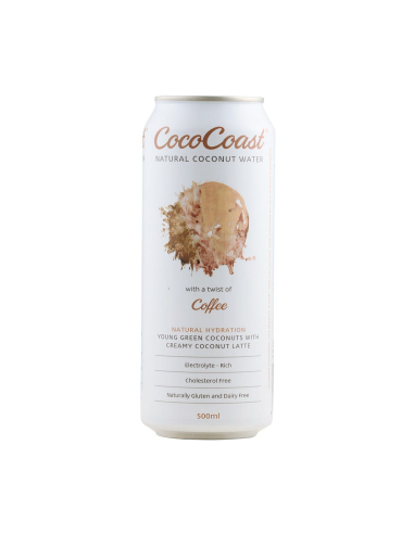 Coco Coast Coffee Flavour Coconut Water 500ml x 12