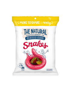 Natural Confectionery Co Snakes 440g x 10