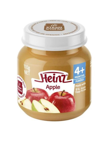 Heinz Babyfood Apple 4 Months+ 110g x 6