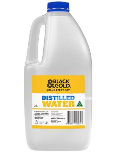 Black & Gold Distilled Water 2ltr x 1