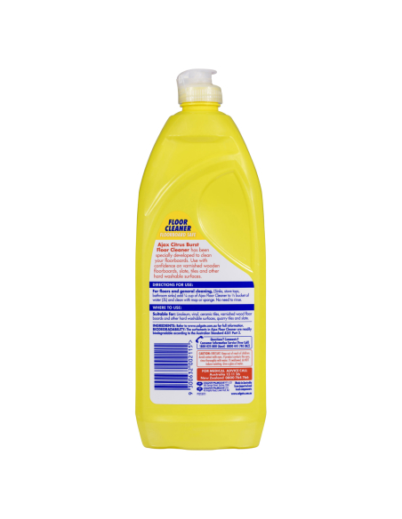 Ajax Citrus Burst Floor Cleane 750ml x 1