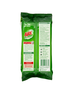 Ajax Lemon Eco Antibacterial Wipes 110 Pack x 4 2