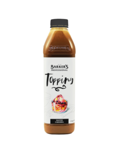 Barkers Topping Salted Caramel 1ltr x 6