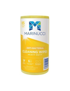 Wipes Antibacterial Heavy Duty Yellow Marinucci 85 Pack x 1