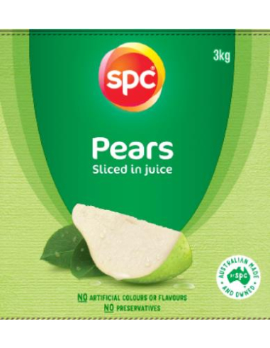 Spc Pears Sliced In Juice 3 kg x 1