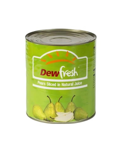 Dewfresh Pears Sliced In Juice 3kg x 1