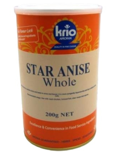 Krio Krush Star Anise Whole 200g x 1