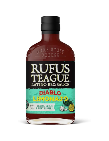 Rufus Teague Diablo Limonajo Latino BBQ Sauce 425g x 1