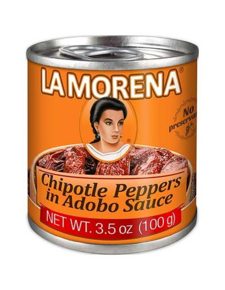 La Morena Chipotle Peppers in Adobo Sauce 100g x 10