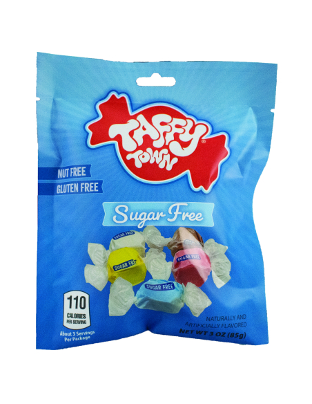 Salt Water Taffy - Sugar Free Assortment 85g x 12