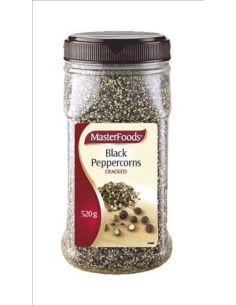 Masterfoods Pepper Black Cracked Fine 420g x 1
