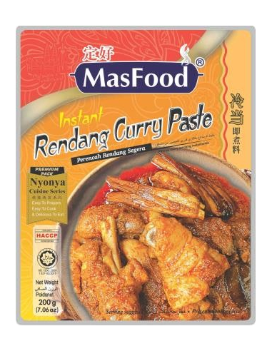 Masfood Paste Curry Rendang 200g x 1