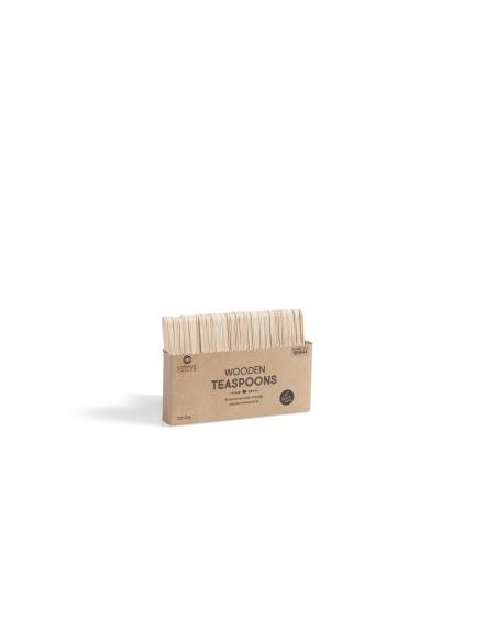 Caterers Choice Caterers Choice Caterers Choice Wooden Teaspoons 100 Pack x 1 100 Pack Packet Pack 100