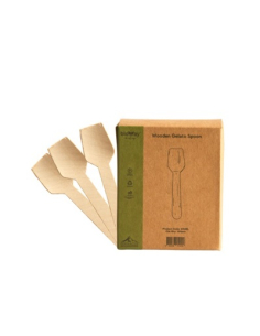 Bioway Wooden Spoons Gelato 95mm pack x 1000