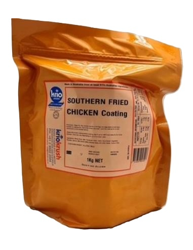 Krio Krush Coating Mix Southern Fried Chicken Msg Free 1kg x 1