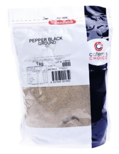 Caterers Choice Pepper Black Ground 1kg x 1