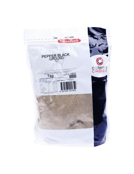 Caterers Choice Pepper Black Ground 1kg x 1