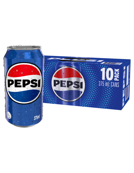 Pepsi Cola Soft Drink 375ml x 10