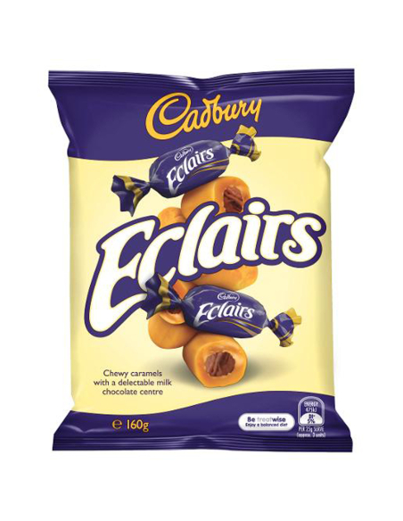 Cadbury Chocolate Eclairs 160g x 16