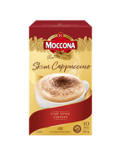 Moccona Skim Cappuccino 10 Sachets 122g x 1